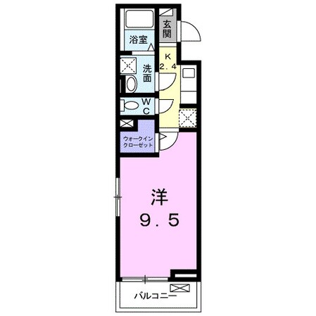 七里駅 徒歩10分 2階の物件間取画像